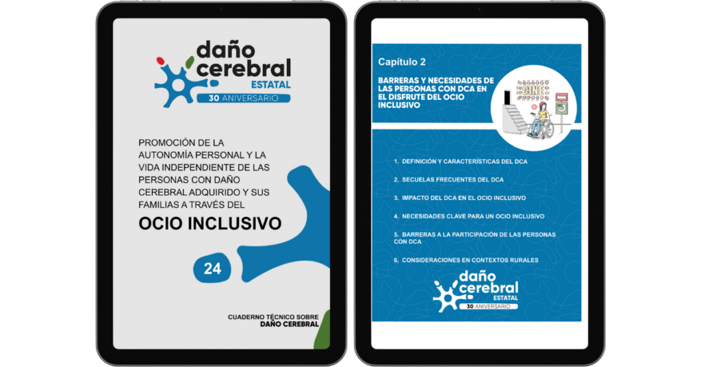 Cuaderno 24. Promoción de la autonomía personal y la vida independiente de las personas con Daño Cerebral Adquirido y sus familias a través del ocio inclusivo.